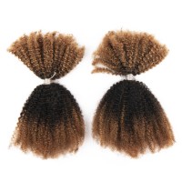 Boutique Meche Pour Les Locs Human Hair Topper Emma Oliver Style Afro Kinky Remy Hair Bulk Raw Bundles Salons USA Nigeria