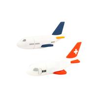 Flashdisk USB Grosir Bentuk Pesawat Mini Gadget Teknologi Portabel untuk Smart TV Logo Custom Pendrive 16GB 32GB 64GB