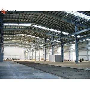 Metal Frame Construction Prefab Warehouse Workshop Multi-story Industrial Office Hotel Apartment Prefabricated Hall Building