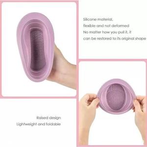 Foldable <b>Silicone</b> Makeup Brush Cleaner Bowl Mat Pad Eco-Friendly Portable Customized Cartoon Cosmetic Cleaning Beauty <b>Tool</b> - Product Image 3