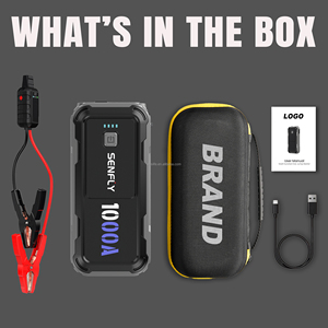 New senfly 1000A & 2500A điện Vua nhảy khởi động với ánh sáng LED cho xe tải và xe máy 12V <span class=keywords><strong>100000</strong></span> <span class=keywords><strong>mAh</strong></span> - Product Image 2