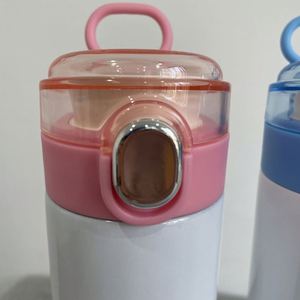 Bouteilles d'eau et de café blanches vierges populaires de 420 ml (14 oz) avec couvercle à clapet pour sublimation, idéales pour l'impression DIY – Expédition depuis l'entrepôt américain - Product Image 4