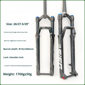 <span class=keywords><strong>Horquilla</strong></span> de Suspensión de Resorte de Aceite Recta de <span class=keywords><strong>26</strong></span> Pulgadas para Bicicletas de Montaña/Carretera/BMX, Freno de Disco, Material de Acero, Bicicleta Gruesa, Bicicletas de Carretera - Product Image 2