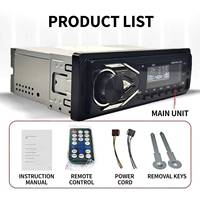 Reproductor MP3 para coche con radio FM, Bluetooth, compatible con tarjetas USB y TF, audio sin pérdidas, amplificador incorporado, estéreo para coche, reproductor de radio para coche