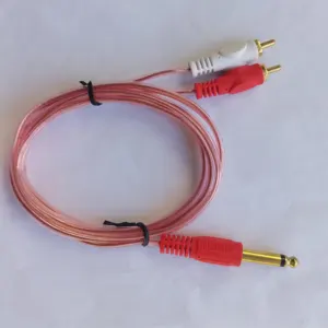 3.5ST-2RCA ऑडियो वीडियो केबल के लिए सेट-टॉप बॉक्स वीसीआर डीवीडी 1.4m