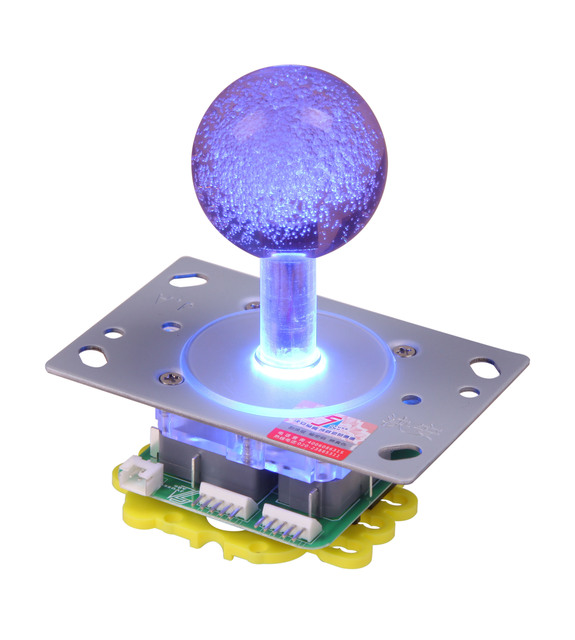 Hot Sale Shiny Crystal Ball Arcade Joystick 2/4/8 Way with Micro Switch EL Products