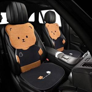 Siège en cuir Teddy Bear pour voiture, avec coussin de siège et support lombaire, personnalisable - Product Image 5
