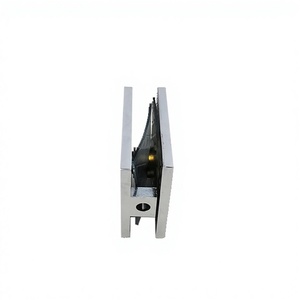 ISUREMARINE Pince <span class=keywords><strong>de</strong></span> fixation carrée en alliage <span class=keywords><strong>de</strong></span> zinc pour verre, <span class=keywords><strong>support</strong></span> <span class=keywords><strong>de</strong></span> verre réglable pour salles <span class=keywords><strong>de</strong></span> bain et douches - Product Image 4