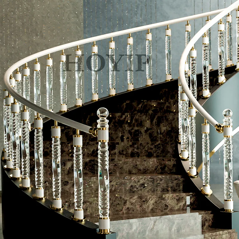 Best selling Acrylic Stair Pillars Railing System For Baluster Stair Railing