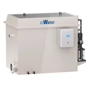 EWater-filtro de tambor de acuario para granja de peces, 150T/hr, para estanque Koi