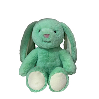 Jouet en peluche lapin à longues oreilles mignon et moelleux, en coton doux, lapin de luxe emballé en vrac, idée cadeau pour les anniversaires, soulagement du stress, maille