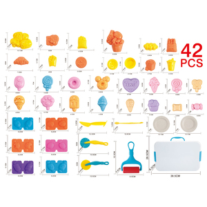 Juego Sensorial de Arena de 1000G y Caja de Arena, Juguetes Educativos para Jardín de Infancia, Frutas, Verduras, Helados, Máquina para Hacer Pasteles, Regalos - Product Image 4