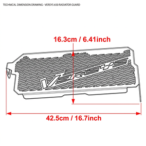 Protection de <span class=keywords><strong>radiateur</strong></span> en acier inoxydable pour Kawasaki Versys 650 2015-2024, grille de protection du refroidisseur de <span class=keywords><strong>moto</strong></span>, ensemble d'accessoires - Product Image 3