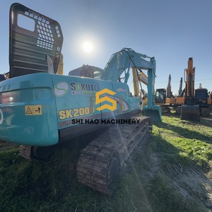Presque neuf, livraison gratuite, excavatrice sur chenilles d'occasion Kobelco 20 tonnes SK200D de haute qualité pour projets municipaux - Product Image 2