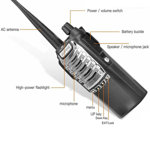 Baofeng UV-8D UV8D 8W Émetteur-récepteur UHF monobande double PTT avec <span class=keywords><strong>radio</strong></span> FM 65-108 MHz, tonalité d'appel 1750 Hz, talkie-walkie radioamateur - Product Image 2