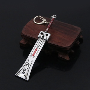 Llavero de Metal con Espada Buster de <span class=keywords><strong>Cloud</strong></span> <span class=keywords><strong>Strife</strong></span> del Popular Juego Japonés Final Fantasy, Modelo de Arma de Autodefensa con Mosquetón - Product Image 3