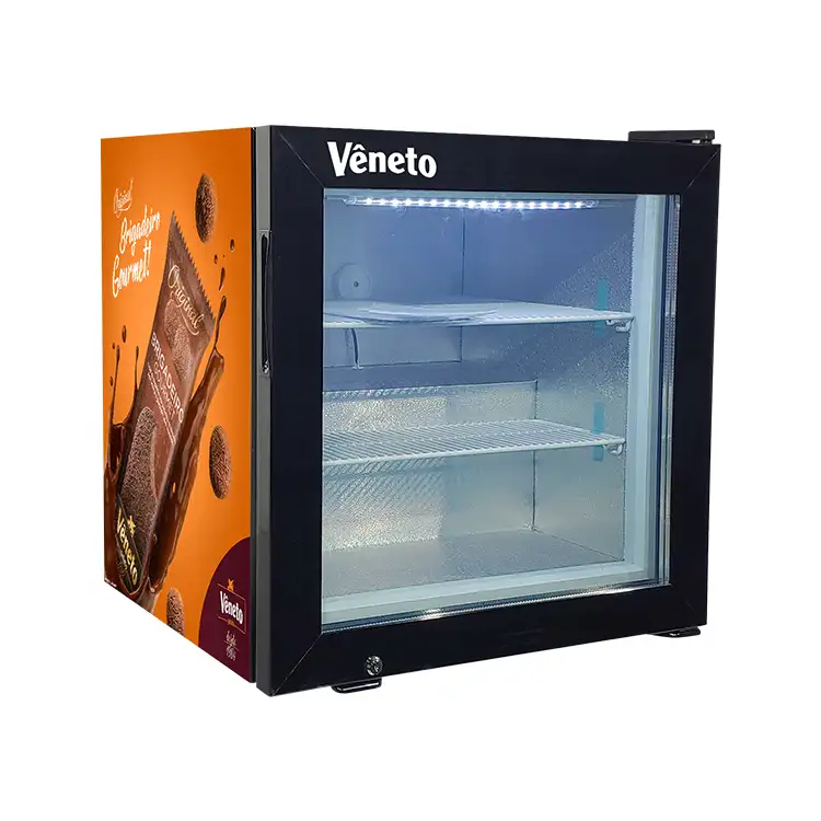 Pressoir de crème glacée 55 litres, électrique, avec porte en verre, écran de table vertical, congélateur pour magasin de glaces en vente
