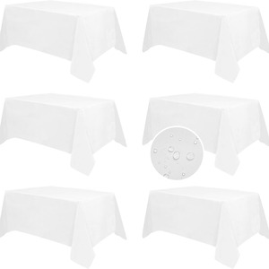 Dark Purple Rectangular Wedding Champagne <strong>Tablecloth</strong> Wedding <strong>Tablecloth</strong> Rectangular Royal Blue <strong>Circle</strong> 90x132inch - Product Image 3