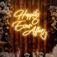 Enseigne néon LED personnalisée en forme de cœur, directement de l'usine, pour mariage, événement, décoration de scène, vente en gros