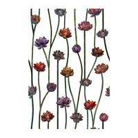 Moderne 3D-dekorative Blumen fenster folie Static Clings PVC gebeiztes Vinyl glas Weihnachts fenster Aufkleber Roll Privacy Home Use