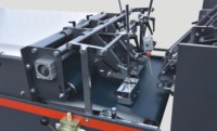 Machine plieuse-colleuse électrique multifonctionnelle ZH-900XAM à réglage automatique intelligent par servo pour boîtes alimentaires pré-pliées à colle froide