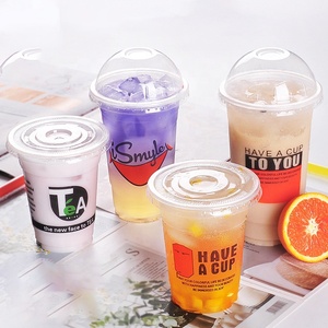 Vaso de Plástico Transparente Desechable para Boba con Tapa, Personalizado con Logotipo, en Tamaños de 12, 16, <span class=keywords><strong>20</strong></span> y 24 oz, de PP o PET - Product Image 4