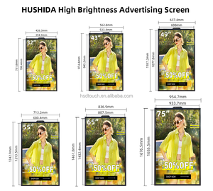 Écran d'affichage numérique vertical haute luminosité 32 43 50 55 pouces Lecteur multimédia USB Affichage commercial Salle de bain LCD Publicité Moniteur publicitaire - Product Image 5