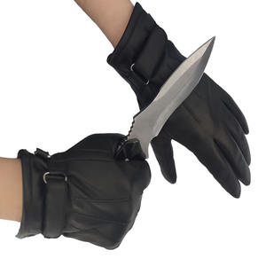 Ultimate <span class=keywords><strong>Leather</strong></span> Guantes resistentes a cortes Military-Protección estándar para equipos de emergencia al aire libre - Product Image 4