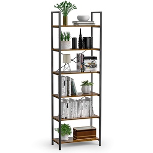 Présentoir mural autoportant moderne et épuré, éco-responsable et recyclable, pour parfumerie, avec <span class=keywords><strong>structure</strong></span> métallique et étagère en bois - Product Image 1