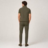 Nouvelle Collection : Ensemble Décontracté 3 Pièces pour Homme – Gilet Réversible, T-shirt en Coton Mercerisé, Pantalon en Coton, Nylon et Spandex – Vente en Gros