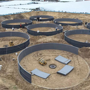 Resistente Vasca per Pesci in PP per Acquaponica Aggiornata, Attrezzatura per Allevamento di Gamberi e Tilapia, Stagno per Carpe <span class=keywords><strong>KOI</strong></span> per Sistema di Acquacoltura e Piscicoltura - Product Image 1