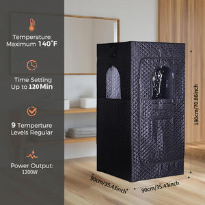 新しいデザインパーソナル屋内折りたたみステンレススチールフレームポータブル汗マシンウェットスチームサウナルーム - Product Image 2