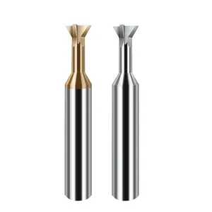 Customized Solid Carbide Dovetail Cutter/Cnc Freza Bits/ Hrc70 Tin Coating Dovetail Milling Tool