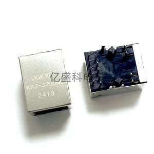 Conector RJ45 Dgkyd Krj-320dnl 8p8c de Pasante, Transformador de Interfaz de Red, Conectores Ethernet - Product Image 2