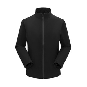 Veste softshell coupe-vent pour homme, col montant, polaire ultra-fine 290g, idéale pour la randonnée en extérieur, personnalisable avec impression de logo - Product Image 2