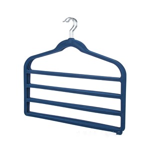 Colgador de pantalones de ahorro de espacio multicapa DS5360 para armario, pantalones, toallas, bufandas, perchas para pantalones negros - Product Image 5