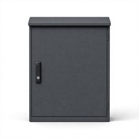 Boîtier de distribution extérieur étanche IP66 en acier, armoire électrique verrouillable avec porte scellée, OEM