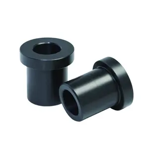 Peças de torneamento cnc de acetal do cnc, feito sob encomenda, preto branco