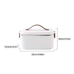 Fiambrera eléctrica portátil con calefacción, 70W, acero inoxidable, desmontable, 1,8 L, cuenco de calefacción, <span class=keywords><strong>coche</strong></span>/camión/oficina, caja de comedor, horno <span class=keywords><strong>microondas</strong></span> - Product Image 4