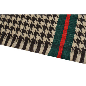 BLUE PHOENIX femmes doux mode cils gland hiver châle 100% acrylique <span class=keywords><strong>pied</strong></span> <span class=keywords><strong>de</strong></span> <span class=keywords><strong>poule</strong></span> chien dent rayures Pashmina écharpe en vrac - Product Image 5