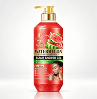 Gel Douche Éclaircissant et Hydratant à la Pastèque et aux Extraits Naturels