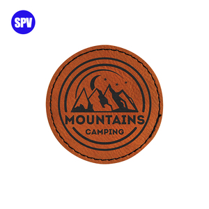 Parche redondo <span class=keywords><strong>de</strong></span> polipiel con adhesivo <span class=keywords><strong>de</strong></span> 3" - Product Image 5