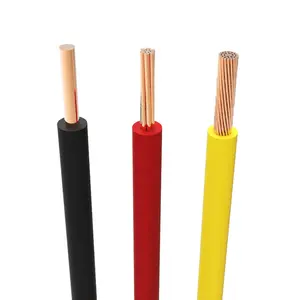 Cable de alimentación del Conductor de cobre sólido y trenzado de bajo voltaje duradero Cable eléctrico 12/16/18 AWG