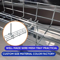 Bandeja de Cables Modular de Malla Metálica, Sistema de Cableado Flexible de Empalme Rápido Sin Herramientas, Directo de Fábrica, Múltiples Materiales Opcionales