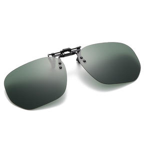 Nuevas gafas de sol con clip para mujer, lentes polarizadas TAC UV400, antirreflejos, montura metálica, color negro, para conducir, pescar. - Product Image 6