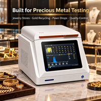 Analyseur de métaux précieux XRF de paillasse non destructif pour le test de pureté du carat des bijoux