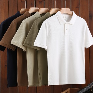 Polo promotionnel en coton respirant coupe ample pour l'été – Gris, Vert, Bleu roi, Blanc cassé, Café, Vert militaire - Product Image 1