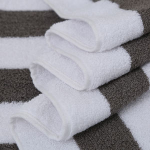 Serviette de <span class=keywords><strong>plage</strong></span> rayée de luxe, serviette de <span class=keywords><strong>plage</strong></span> en coton 100%, serviette de <span class=keywords><strong>plage</strong></span> rayée personnalisée - Product Image 4