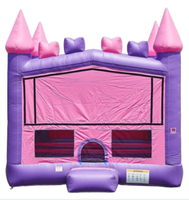 Château gonflable coloré en PVC 0,55 mm, taille et couleur personnalisables, utilisation intérieure/extérieure, marque Combo Bounce Reddy