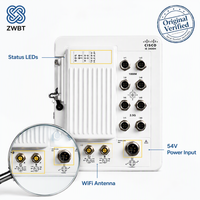 Commutateur Cisco Catalyst IE-3400H-8FT-E, robuste, IP67, 8x 100M M12 D-Code, -40°C à 75°C, montage mural, sans ventilateur, Network Essentials